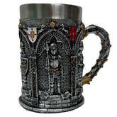 Knight’s Oath Tankard – Large Medieval Mug with Armored Detailing